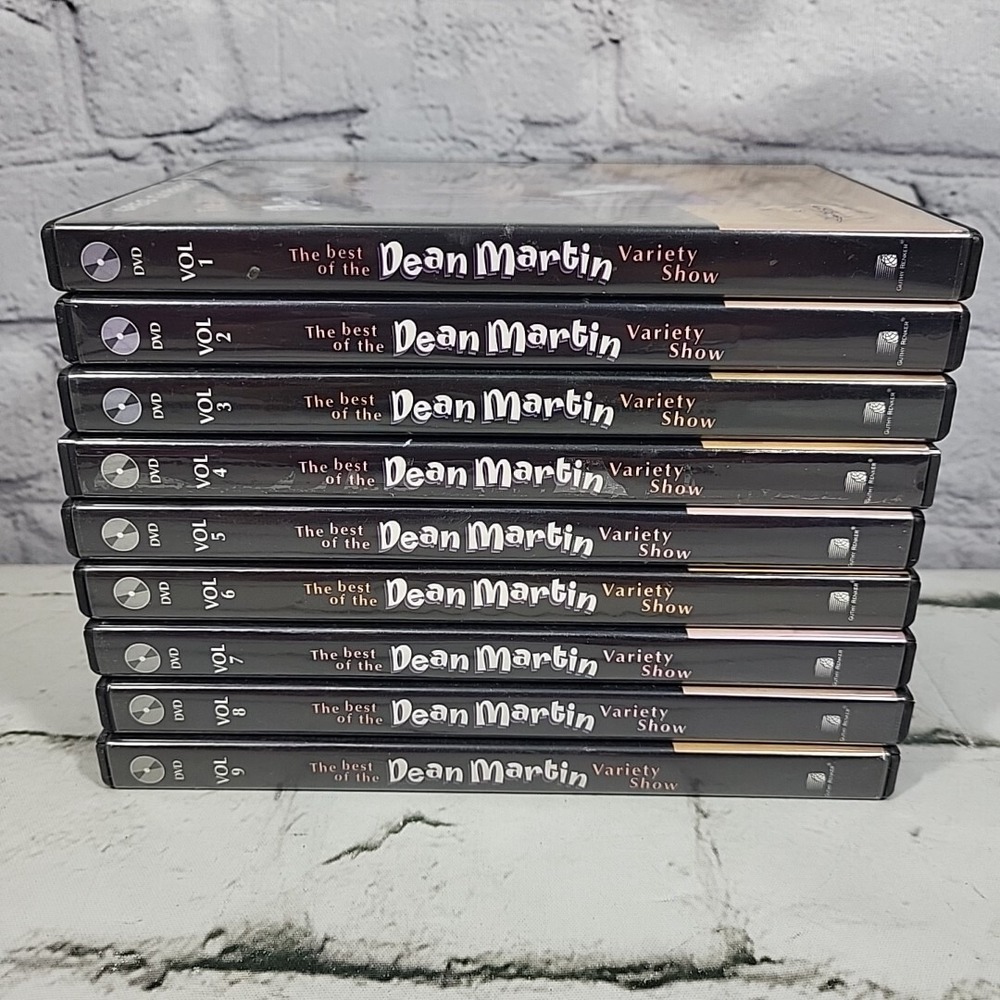 Greg Garrison The Best of the Dean Martin Variety Show Vols 1-9 DVDs Lot